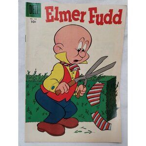 50s Elmer Fudd Comic Book #725 Warner Bros Dell Silver Age 1956 Four Color
